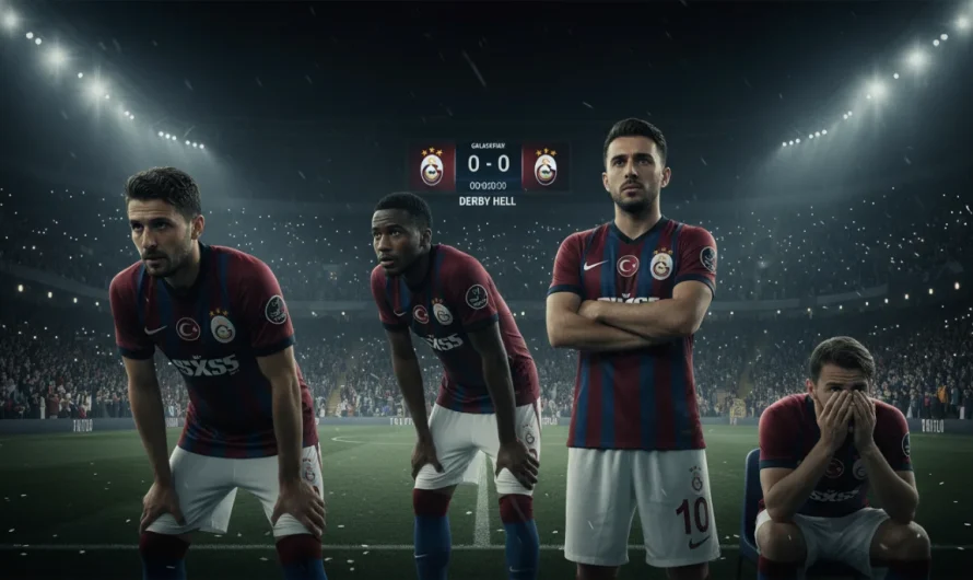 Trabzonspor’un Galatasaray Maçı Öncesindeki Kart Sınırındaki Oyuncuları